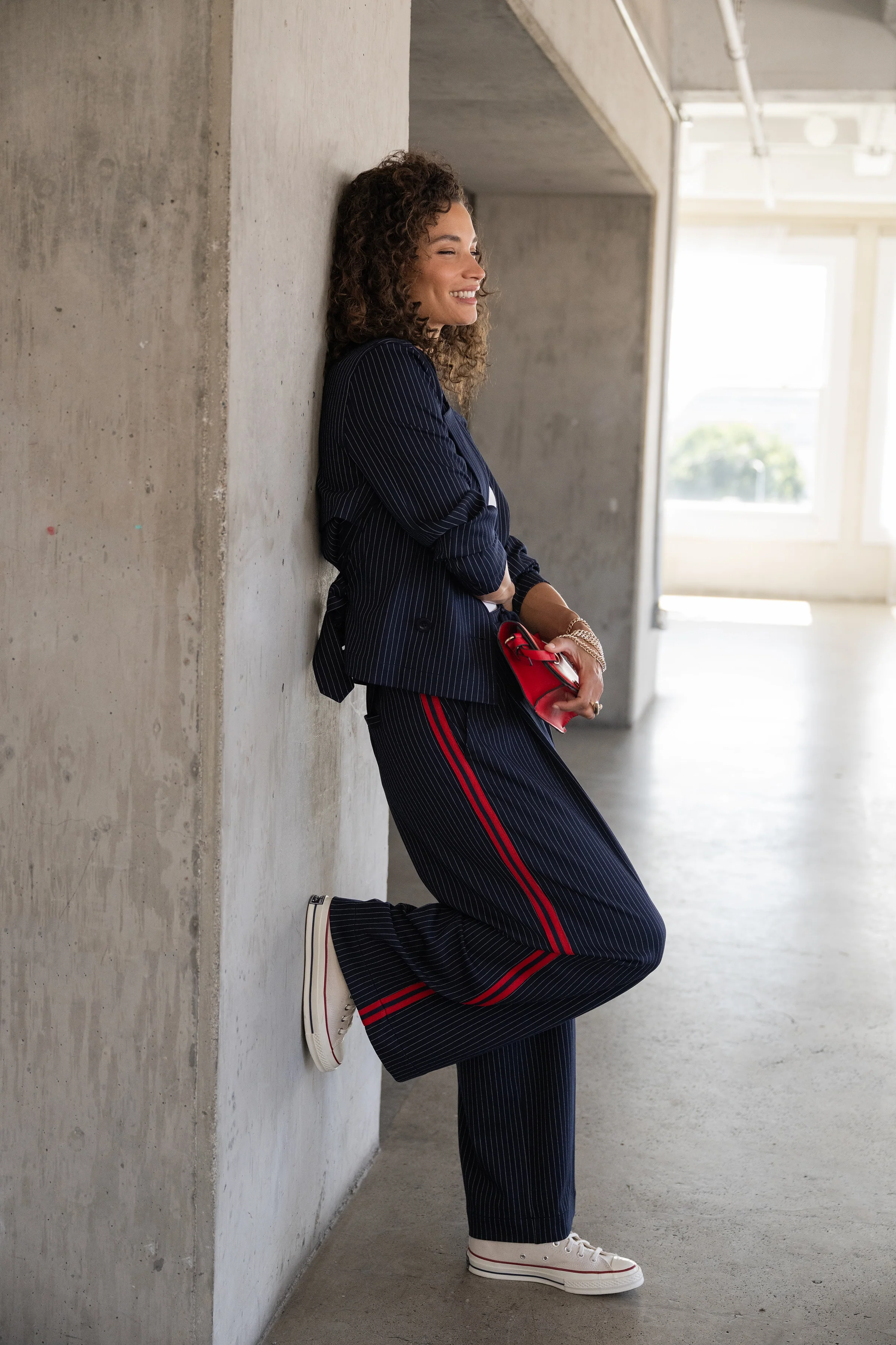 cropped trench jacket - Image 5