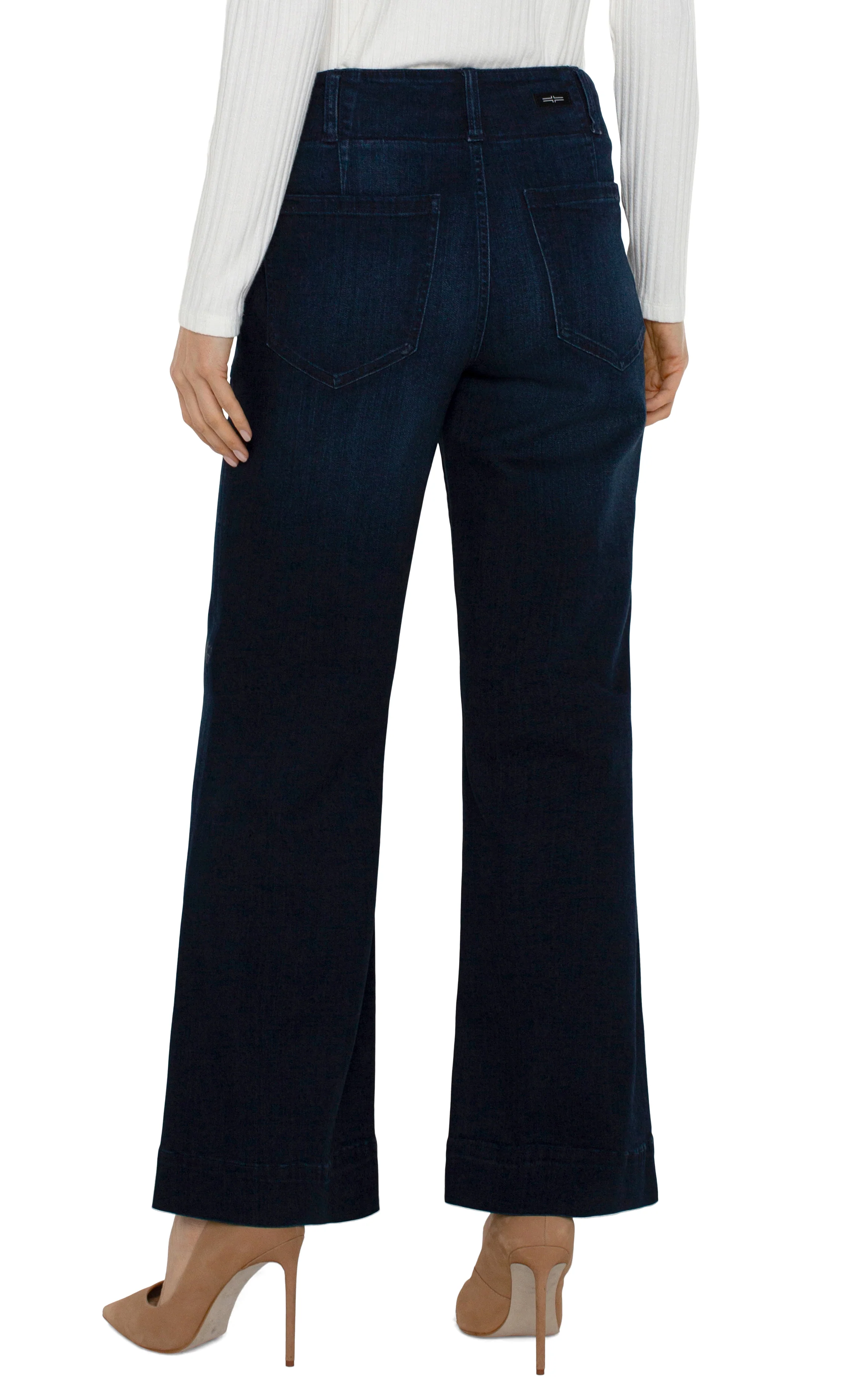 PATCH POCKET WIDE LEG TROUSER - Image 2