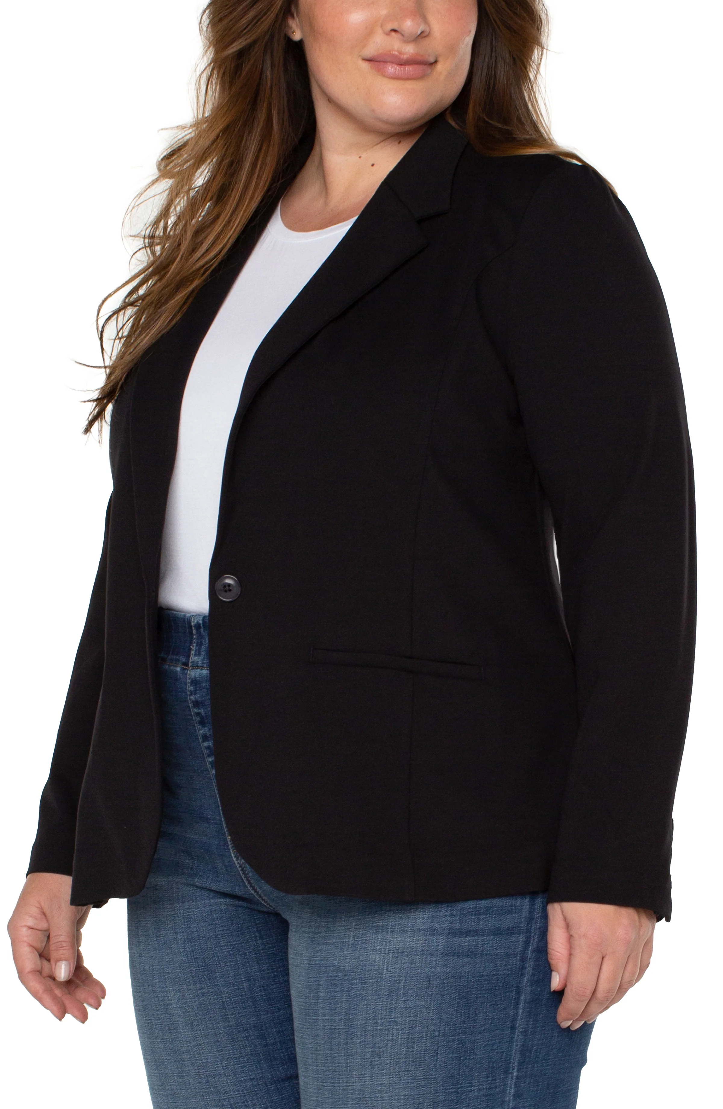 FITTED BLAZER SUPER STRETCH - Image 3