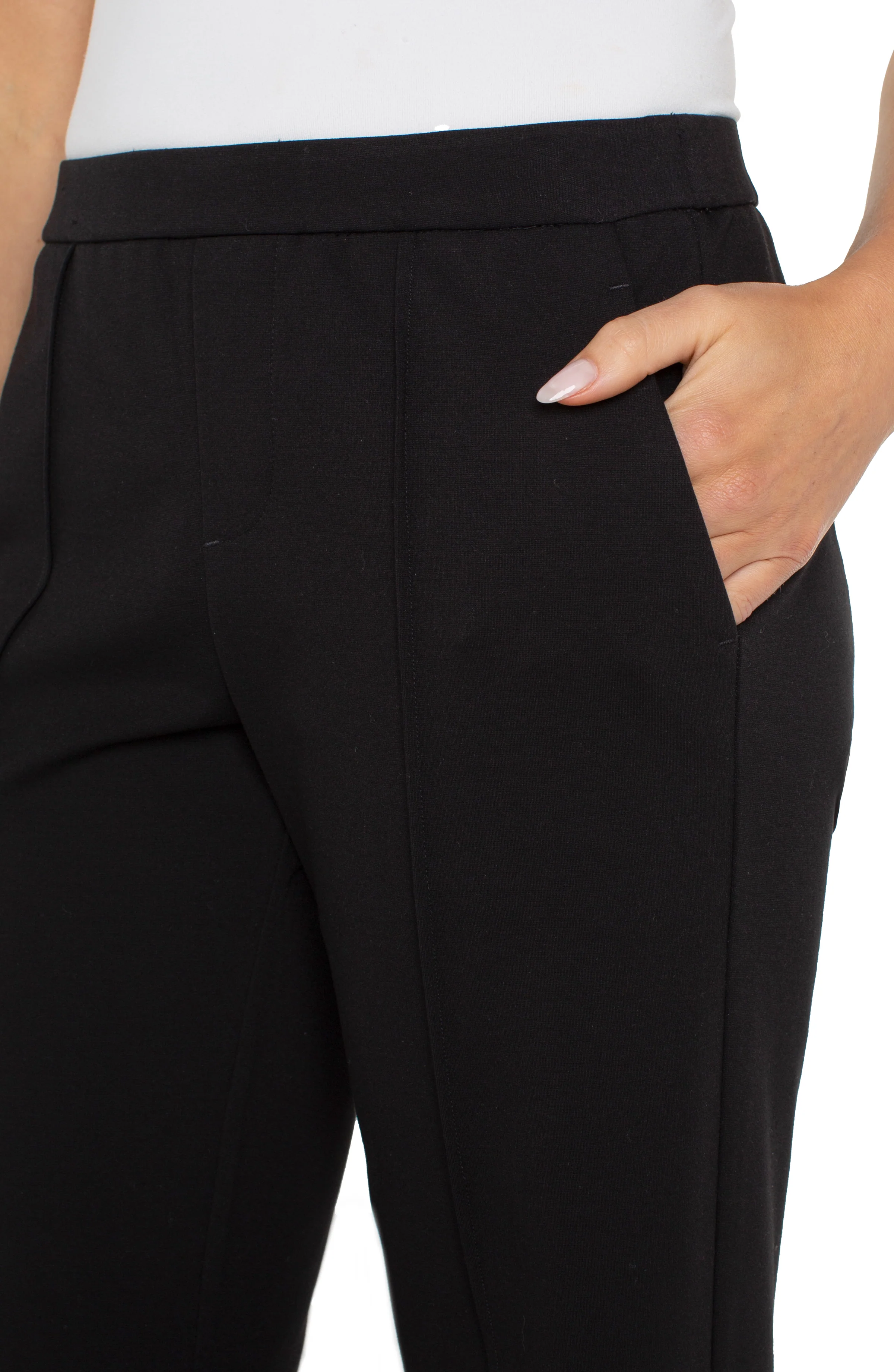 KAYLA WIDE LEG PULL-ON TROUSER - Image 4